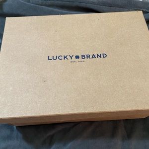 Lucky brand slip on sneakers. New in box.  Sea green color.